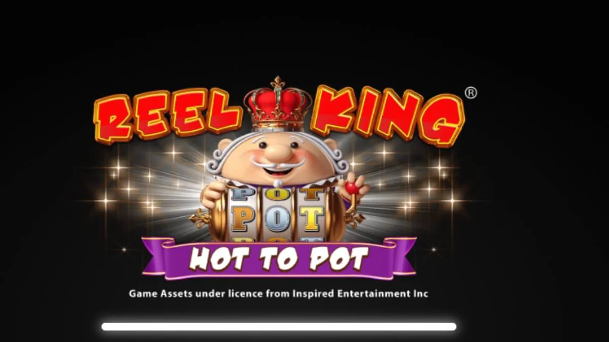 Tampilan visual slot Reel King: Hot to Pot dengan simbol buah klasik dan elemen kerajaan yang mewah.