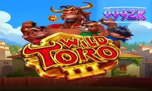 Tampilan visual slot Wild Toro 3 dengan latar belakang jalanan Spanyol.